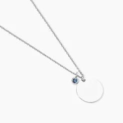 Collier Aleksandra Argent Blanc Oxyde De Zirconium