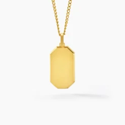 Collier Alessio Acier Jaune