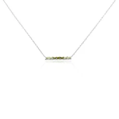 Collier Alexander Argent Blanc Oxyde De Zirconium