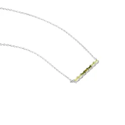 Collier Alexander Argent Blanc Oxyde De Zirconium