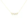 Collier Alexine Or Jaune Oxyde De Zirconium