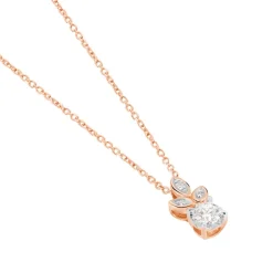 Collier Alicea Or Rose Diamant