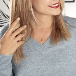 Collier Alisee Plaqué Or Jaune