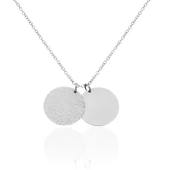 Collier Almira Argent Blanc