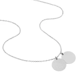 Collier Almira Argent Blanc