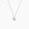 Collier Amalthee Argent Blanc Oxyde De Zirconium