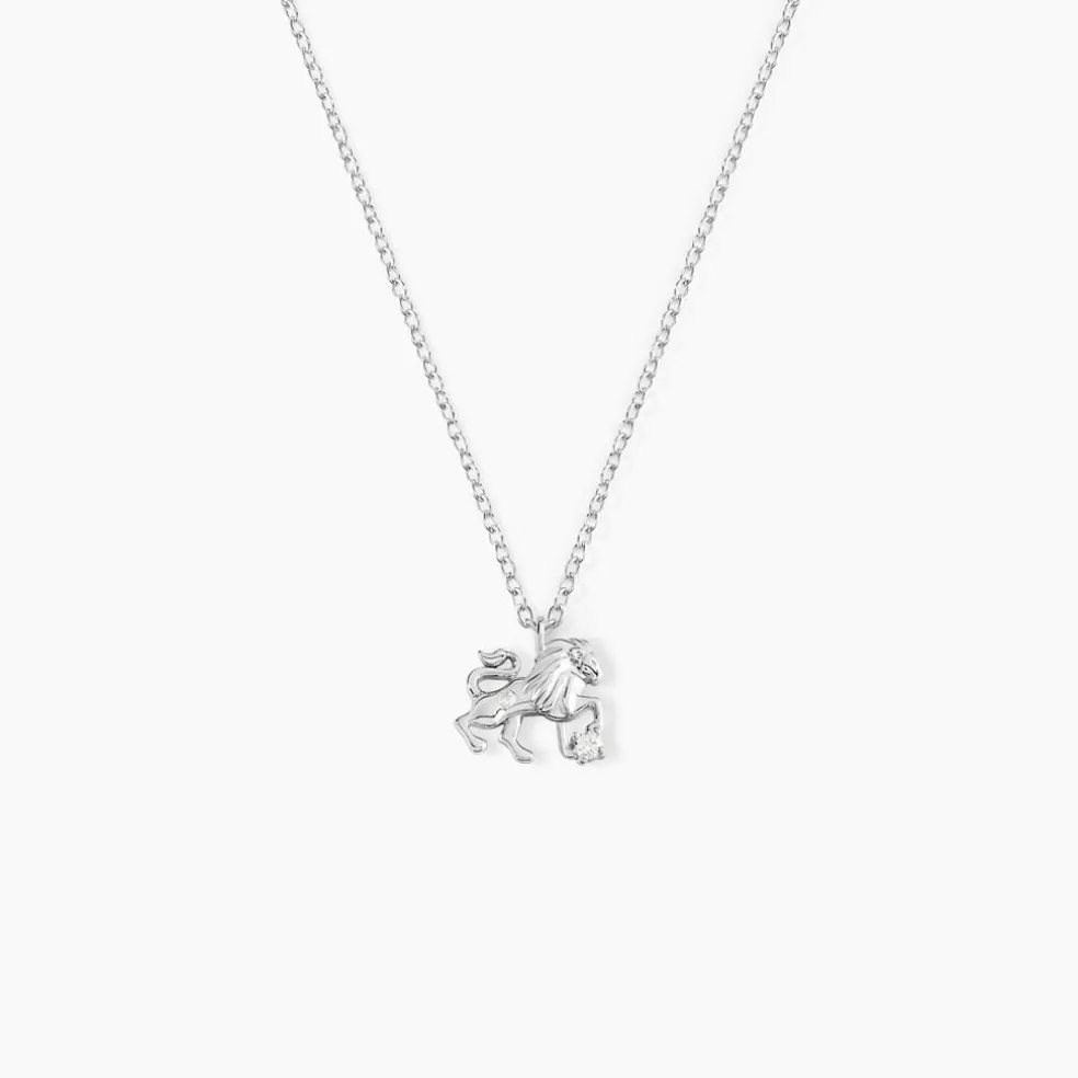 Collier Amalthee Argent Blanc Oxyde De Zirconium