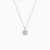 Collier Amalthee Argent Blanc Oxyde De Zirconium