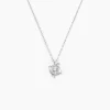 Collier Amalthee Argent Blanc Oxyde De Zirconium