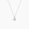 Collier Amalthee Argent Blanc Oxyde De Zirconium