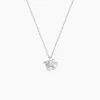 Collier Amalthee Argent Blanc Oxyde De Zirconium