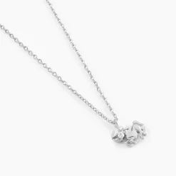 Collier Amalthee Argent Blanc Oxyde De Zirconium