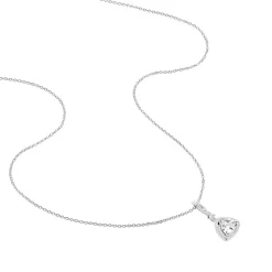 Collier Amantine Argent Blanc Oxyde De Zirconium
