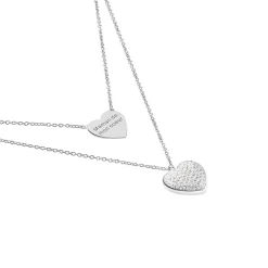 Collier Amarita Argent Blanc Oxyde De Zirconium