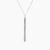 Collier Amaryllis Argent Blanc