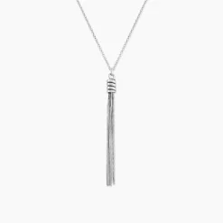 Collier Amaryllis Argent Blanc