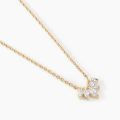 Collier Amazonia Plaqué Or Jaune Oxyde De Zirconium