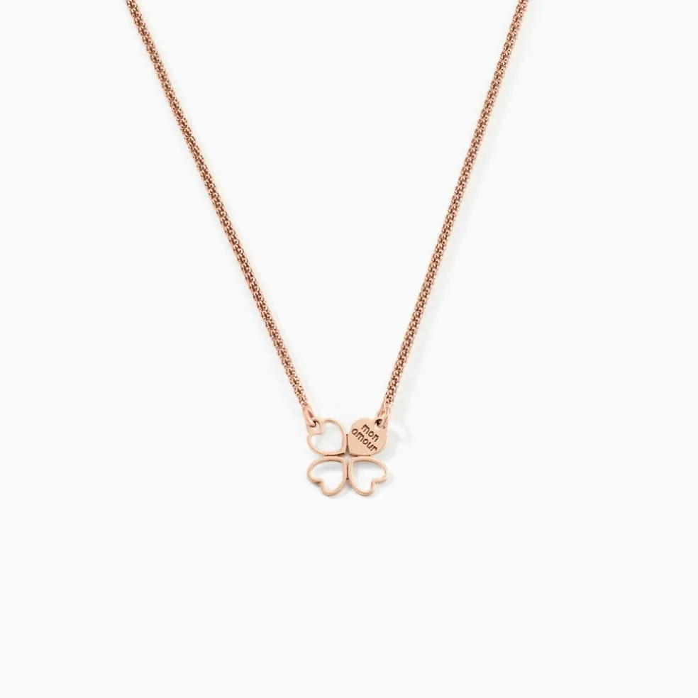 Collier Amorette Argent Rose