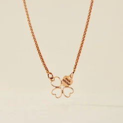 Collier Amorette Argent Rose