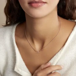 Collier Amorette Argent Rose