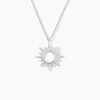 Collier Anaiz Argent Blanc Oxyde De Zirconium