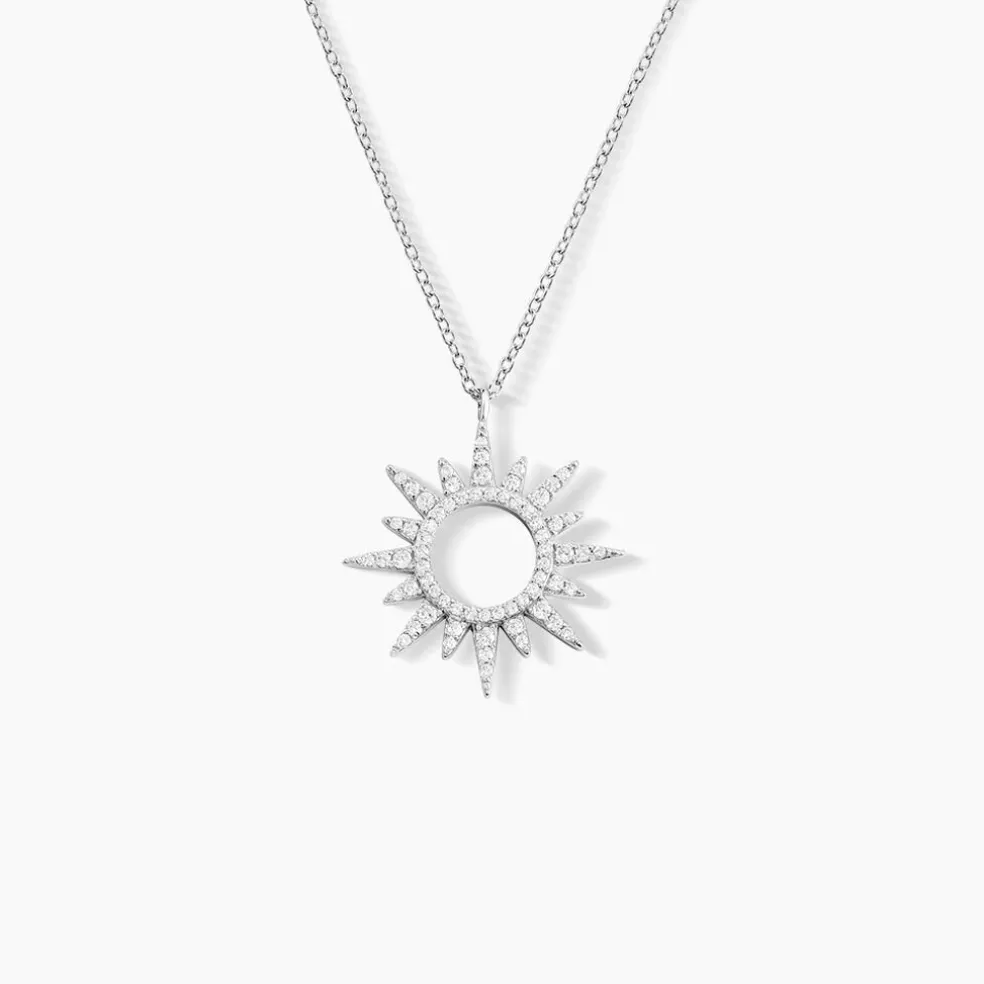 Collier Anaiz Argent Blanc Oxyde De Zirconium