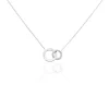 Collier Ananth Argent Blanc Oxyde De Zirconium