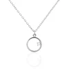 Collier Anas Argent Blanc Oxyde De Zirconium