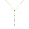 Collier Angelica Plaque Or Jaune Oxyde De Zirconium