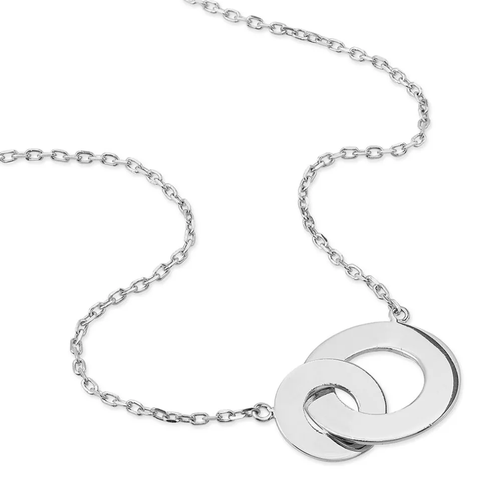 Collier Anjeza Argent Blanc