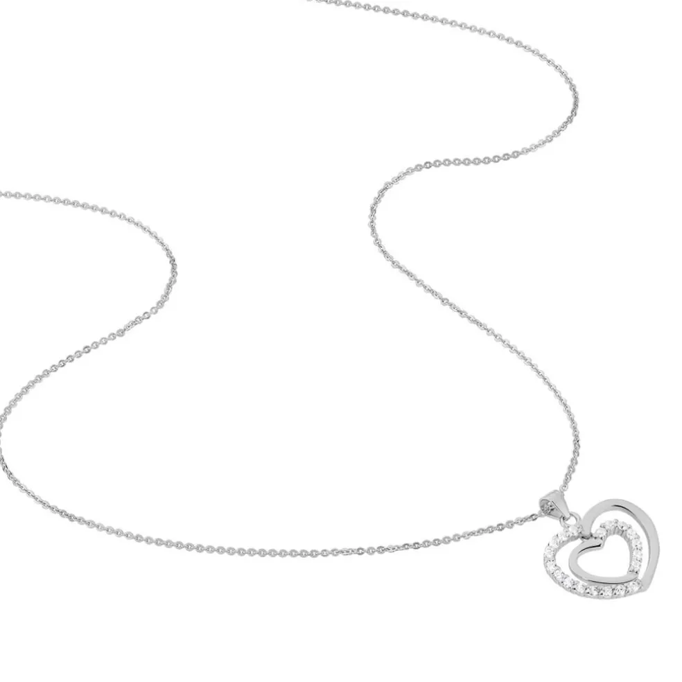Collier Annabelle Argent Blanc Oxyde De Zirconium