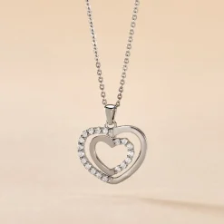 Collier Annabelle Argent Blanc Oxyde De Zirconium