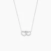 Collier Anne-ael Argent Blanc Oxyde De Zirconium