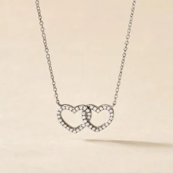 Collier Anne-ael Argent Blanc Oxyde De Zirconium