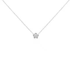 Collier Anne-charlotte Argent Blanc Oxyde De Zirconium