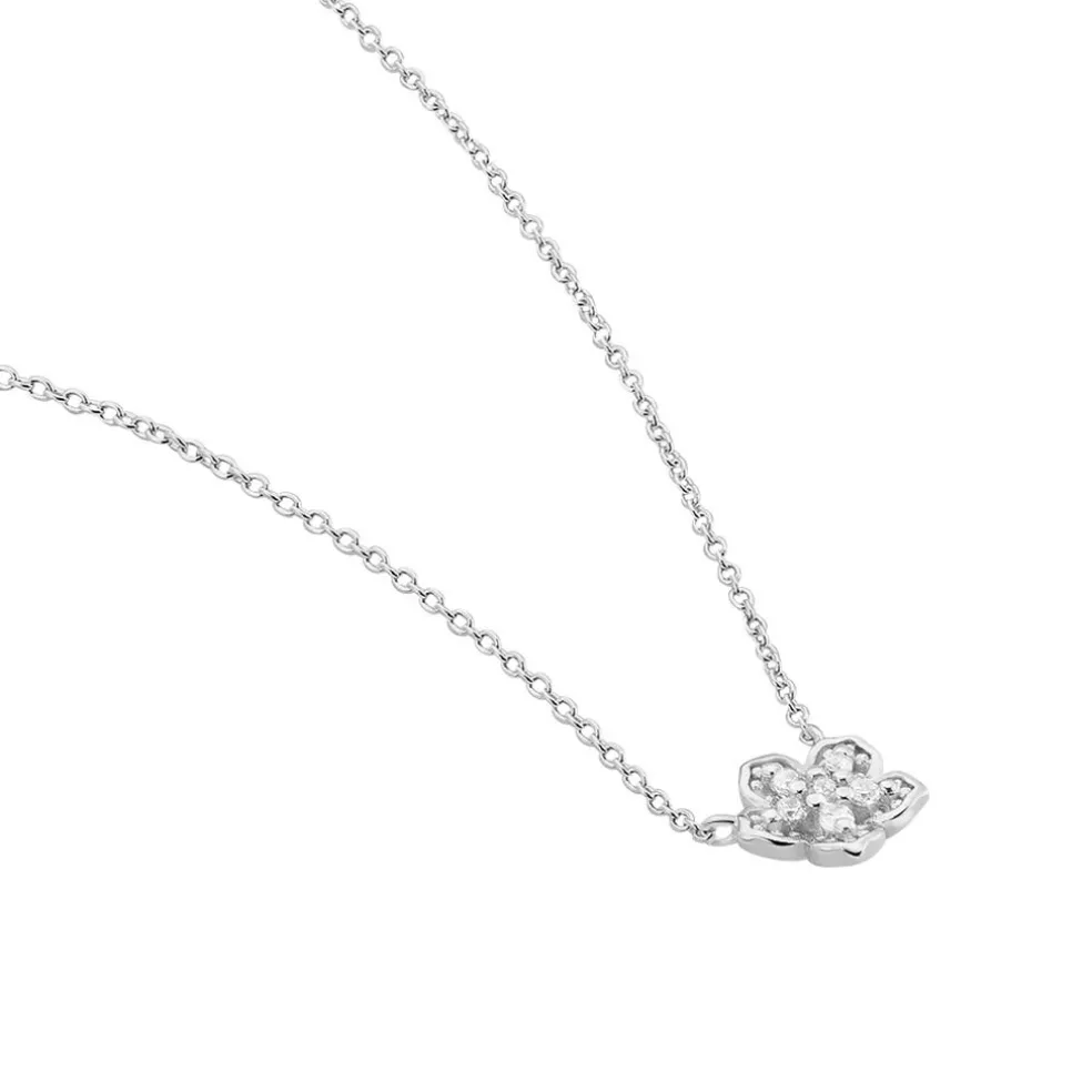 Collier Anne-charlotte Argent Blanc Oxyde De Zirconium