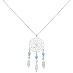 Collier Anoki Argent Blanc