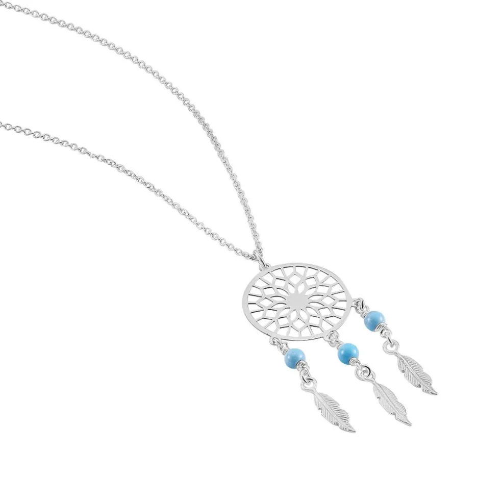 Collier Anoki Argent Blanc