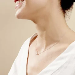 Collier Aphrodite Or Blanc Diamant