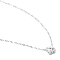 Collier Aphrodite Or Blanc Diamant