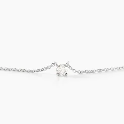 Collier Aphrodite Or Blanc Diamant