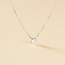 Collier Aphrodite Or Blanc Diamant