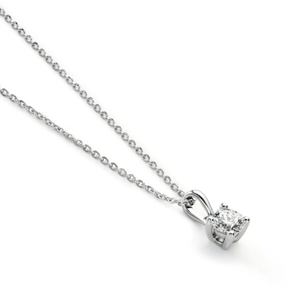 Collier Aphrodite Platine Blanc Diamant