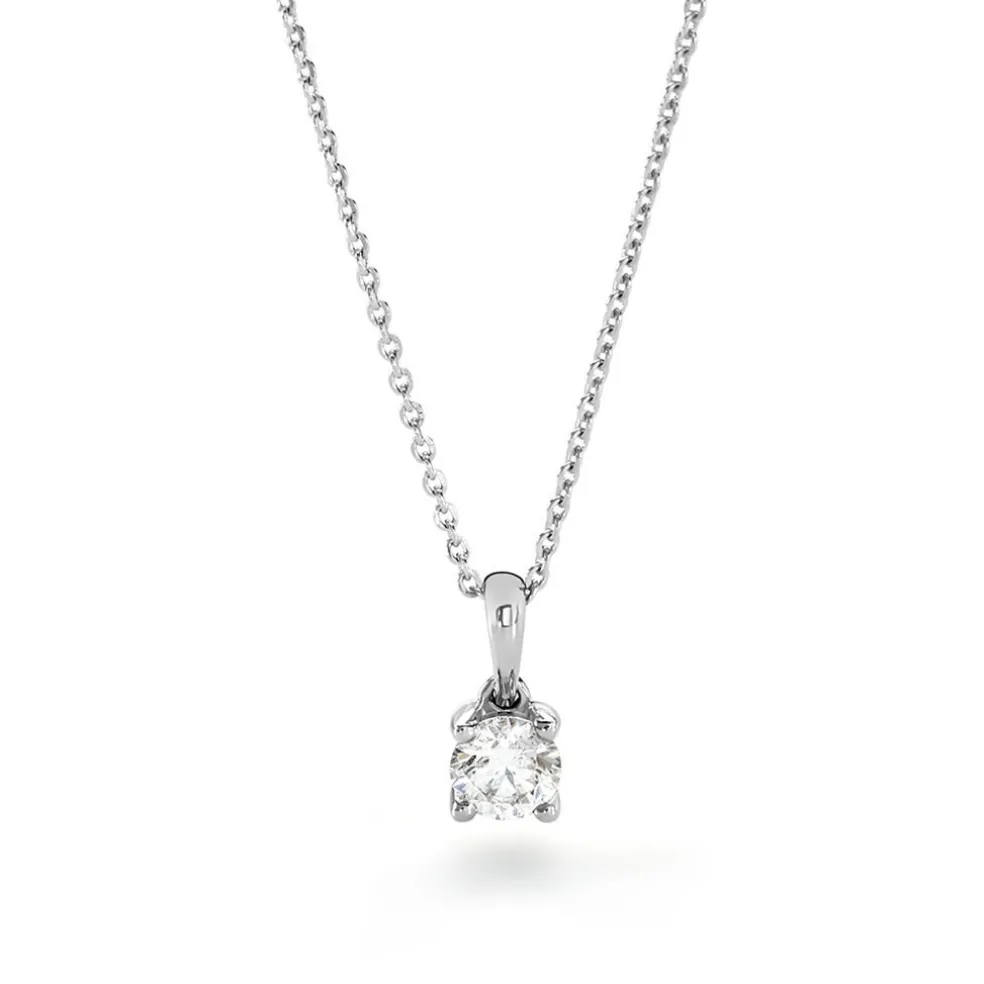 Collier Aphrodite Platine Blanc Diamant