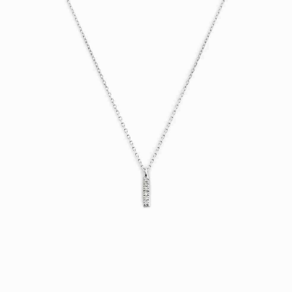 Collier Aprhodisia Or Blanc Diamant Blanc