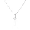 Collier April Argent Blanc Oxyde De Zirconium