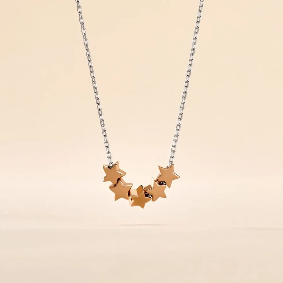 Collier Argent Bicolore Manya