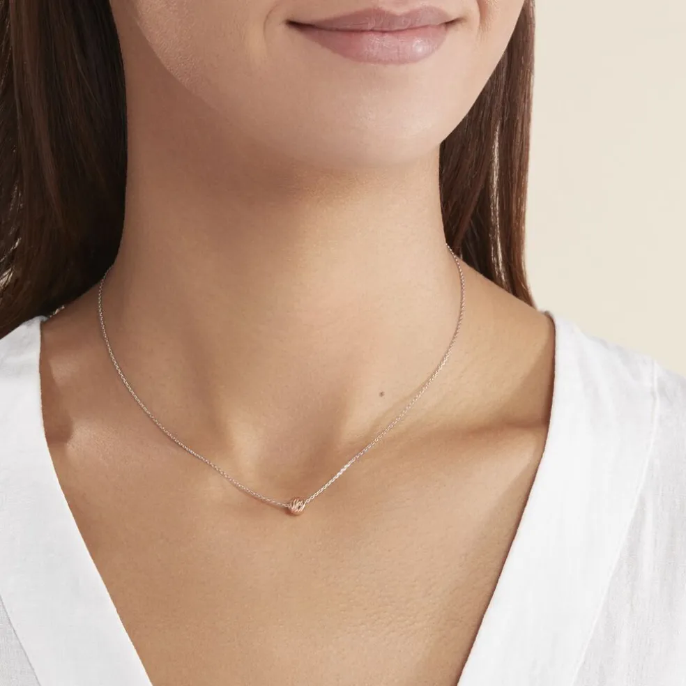 Collier Argent Bicolore Ramiro