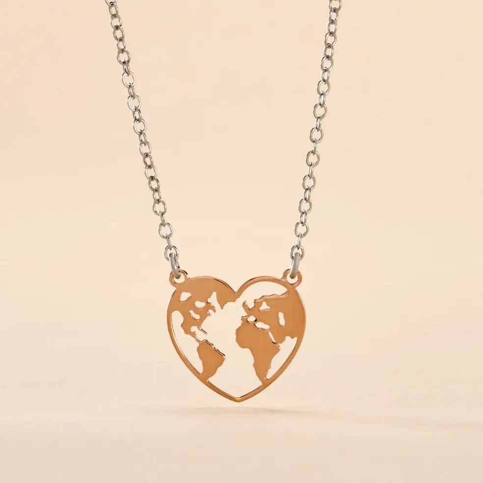 Collier Argent Bicolore Toyo