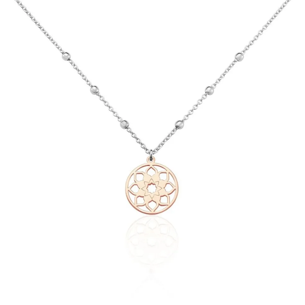 Collier Argent Bicolore Vicencio